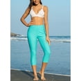 thumbnail image 5 of Asoul Women Capri Leggings Swimsuit Pants Beach Bathing Swim Rash Guard Bottoms, 5 of 5