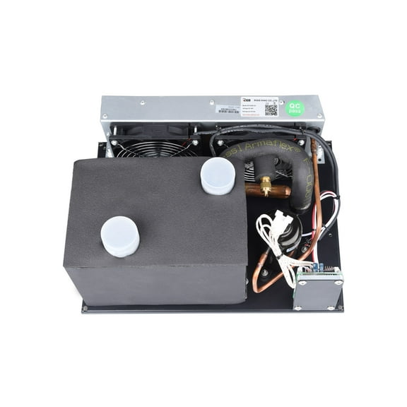 Micro DC Air Conditioner 12V, 450W Portable Cooling for Small Spaces, Electric Vehicles, Trucks, R134A, Mini Compressor, Low Vibration