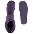 thumbnail image 4 of Alpine Swiss Womens Boot Mid Calf 11.5” Faux Fur Shearling Moccasin Comfort Shoe, 4 of 7