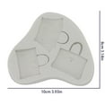 Clearance sale Ladies Bag Silicone Mould Fondant Cake Chocolate Cookie