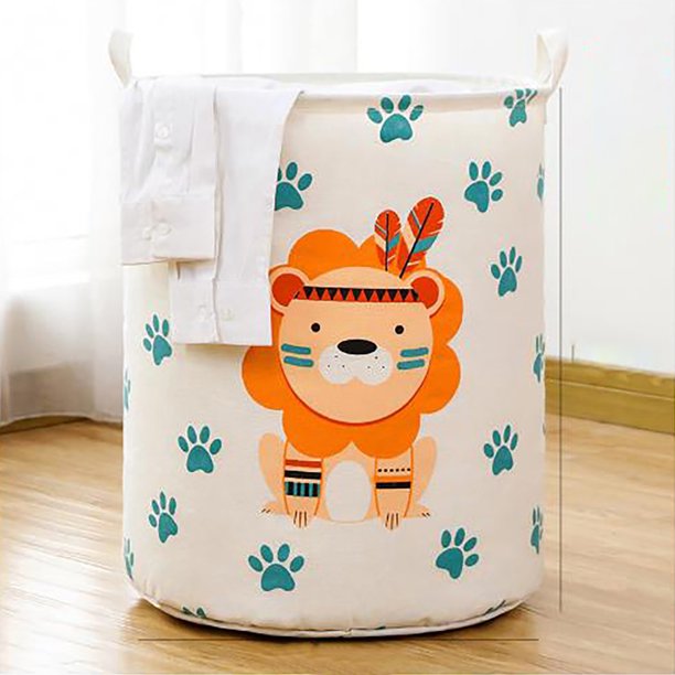 Teissuly Fashion Printed Household Foldable Toy Clothing Storage Bag Laundry Basket Teissuly WER202311210862