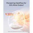 thumbnail image 4 of eufy Heated Wearable Breast Pump S1 with Duckbill Valvue (4-Pack), Hands-Free Breast Pump with Industry-Leading HeatFlow™ Tech, App-Controlled OptiRhythm™, Hospital-Grade Suction and Leakproof, 4 of 9