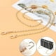thumbnail image 3 of Correa de cadena de monedero jinwen Bolso de señora Dorado Extraíble Jinwen correa de cadena de monedero, 3 of 7