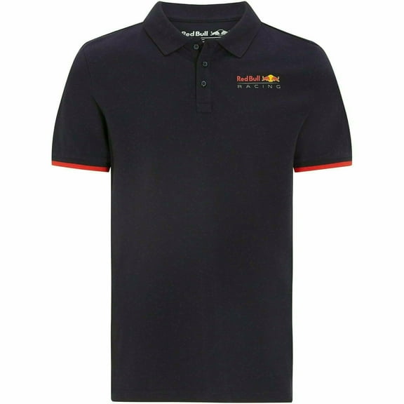 Red Bull Racing F1 Men's Classic Polo Shirt -Navy/White