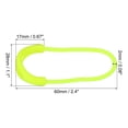 thumbnail image 2 of Unique Bargains Zipper Pulls Replacement 10 Pack Extension Cord Handle Extender for Luggage Backpacks Jackets Fluorescent Green, 2 of 5