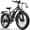 black-blue, variant on Pro Electric Bike Upgraded Version,26"x4" Fat Tire Peak 1500 E-Mountain Bicycle with NFC,28MPH 48V 15Ah Removable Battery,7-Speed Ebike UL2849(Blue)