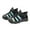 Black, variant on Wdgfv Girls Sneakers For Toddlers And Kids Lightweight Breathable Hook Loop Casual Sports Shoes Soft Comfortable Durable Design Everyday Wear Outdoor Play Beach Activities Green 35
