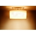 thumbnail image 2 of Dream Lighting LED 12volt Decorative Dinette Ceiling Light White Shade for Interior RV Caravan Coach Boat Cabin Lighting Warm White with Switch, 2 of 5