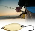 thumbnail image 2 of Trouts Fishing Spoons Lures Fishing Spinners Metal Baits with Single Hook, 2 of 9