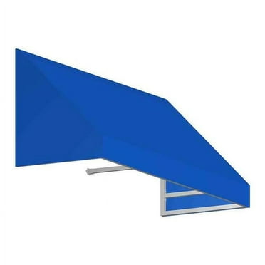 Awntech EN23-US-4BB 4.38 ft. New Yorker Window & Entry Awning, Bright Blue - 24 x 36 in.