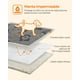 thumbnail image 2 of Feandrea Manta Impermeable para Perros, para Perros Minialtura y Pequeños, Gatos, 101 x 73 cm, M, Lavable a Máquina, Gris, 2 of 5