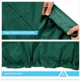 thumbnail image 3 of Leader Accessories 600D Solution Dyed Waterproof Universal Fit Boat Cover,Hunter Green, 3 of 7