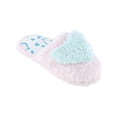 thumbnail image 2 of CTM Girl's Fluffy Heart Assorted Slippers, 2 of 5