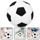 thumbnail image 4 of BRIGHTFUFU Juguetes de fútbol multifuncionales, peluche de fútbol, cojín con forma de balón de fútbol, color negro, 4 of 7