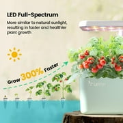 LetPot 5-Pod Hydroponics System - APP&WiFi Controlled Smart Indoor Garden with Grow Lights, Height Adjustable, Gardening Gift for Beginners, Green