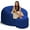 Eblue, variant on Ultimate Sack Bean Bag Chair w/Foot Stool in Multiple Sizes and Colors: Giant Foam-Filled Furniture - Machine Washable Covers, Double Stitched Seams, Durable Inner Liner.