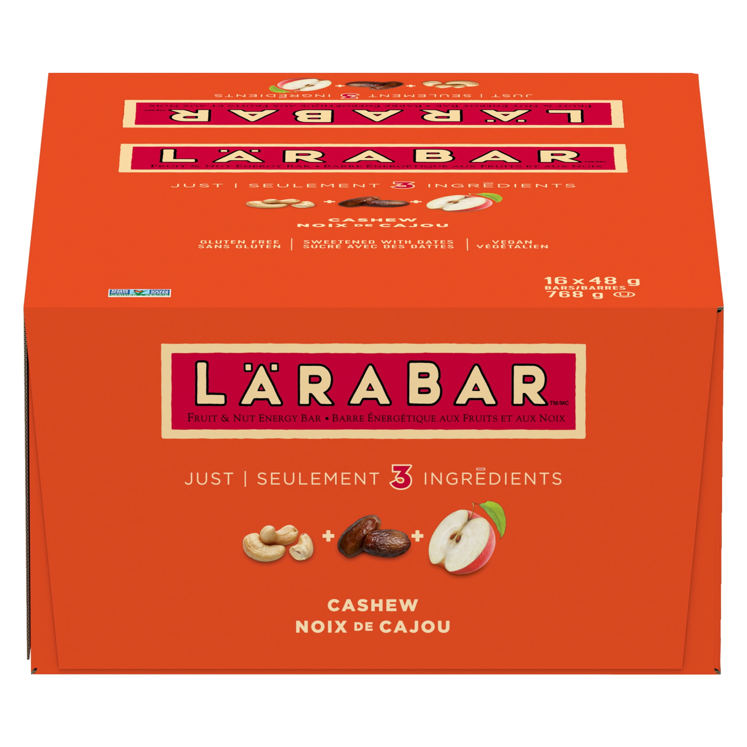 Larabar Gluten Free Cashew, 16-Count, 768 Gram