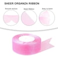 thumbnail image 6 of NOGIS Pink Sheer Ribbon, 50 Yards 1-1/2 inch Wide Shimmer Sheer Organza Ribbon for Bow Making, Gift Wrapping, Box Packaging, Crafting, Christmas Decoration and More, 6 of 7