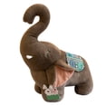 thumbnail image 1 of Plush Stuffed Toys Cartoon Elephant Doll Early Educational Development Toy  Gray 40cm, 1 of 8