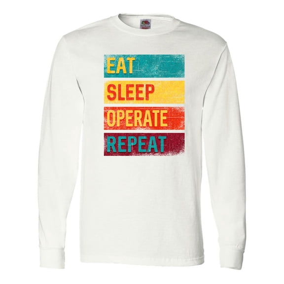 Inktastic Surgeon Surgical Nurse Eat Sleep Operate Repeat Long Sleeve T-Shirt