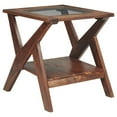 thumbnail image 2 of Home Square Rectangular End Table in Warm Brown Finish - Set of 2, 2 of 7