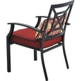 thumbnail image 6 of Better Homes and Gardens Carter Hills 7-Piece Dining Set, Maroon, 6 of 10