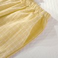 thumbnail image 6 of Women's Cotton Muslin Pajama Pants - Summer Spring Checkered Loose Full Length Sleep Pants, 6 of 9
