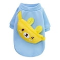 thumbnail image 1 of asddcavvf Chiens et Chats Bandoulière Fermeture Éclair Vêtements Mignons Fournitures pour Animaux Automne et Hiver Ours Jaune Chaud Que l'Ours Contestation Vêtements pour Petits Chiens Grands Chiens Vêtements pour Chiens Moyens, 1 of 7
