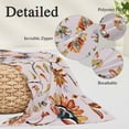 thumbnail image 3 of Pink Spring Floral Body Pillow Covers 20"x54", Summer Botanical Vintage Birds Soft Brushed Microfiber Breathable Throw Pillow Covers, Pillowcase with Zipper for Couch Sofa Bedroom Living Room, 3 of 9