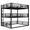 Black | Queen over Full XL over Queen, variant on Tcbosik Triple Bunk Bed Full Over Queen Over Queen Size, Heavy Duty Metal Bed Frame with Safety Guardrails, Space Saving, Black
