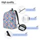 thumbnail image 3 of Balery Cartoon colorful cute cat Mochila Clásica Impresa Básica para Viaje, Mochila Escolar Resistente al Agua, Mochila de Lona con Correas Ajustables-Small, 3 of 5