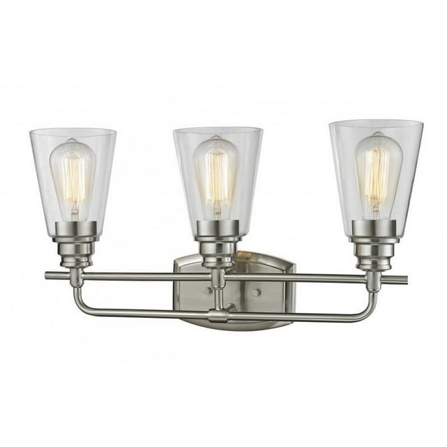 Z-Lite Annora Luminaire de Meuble-Lavabo à 3 Lumières en Nickel Brossé
