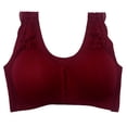 thumbnail image 4 of Seamless Lace Trim Bra for Everyday Comfort and Support Bralette with Cups All Season Wear Easy Wear Underneath Tops and Tees Versatile for Daily Dressing, 4 of 7