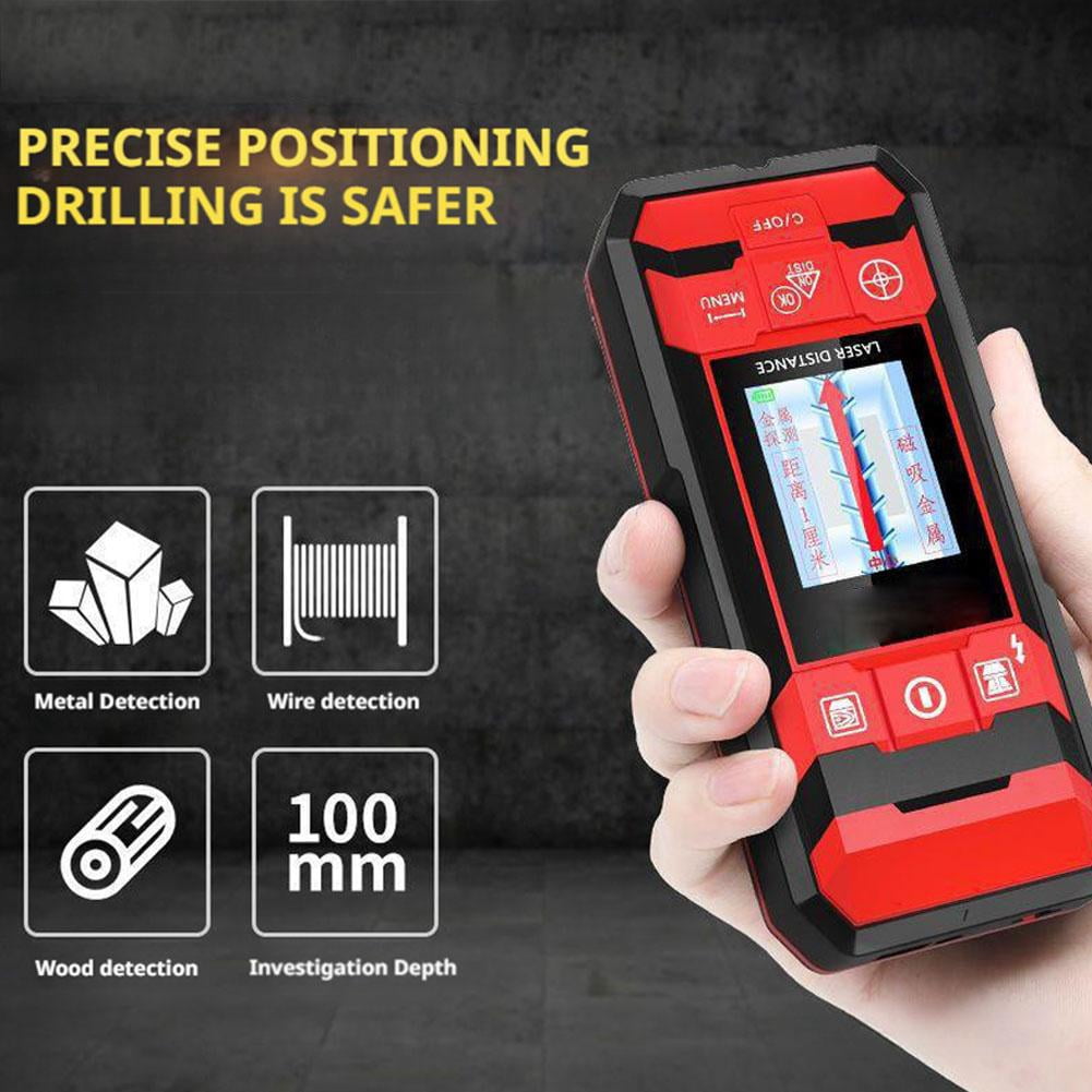 Multifunctional 4-in-1 Wall Scanning , 2025 New Stud Finder with Smart Sensor, HD LCD Display, Accurate Positioning for Ac, Wire, Steel, Wood, Metal Inspection