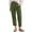 Green, variant on PMUYBHF Heated Pants for Women Rechargeable Plus Size Women Fashion Solid Pocket Pants Loose Casual Nine Point Pants Track Pants Women Petite Camo Pants Women Sweatpants