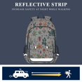 thumbnail image 5 of FORMRS School Backpack 17" Student Travel Bag with Laptop Compartment, Leaves Pattern, 5 of 7