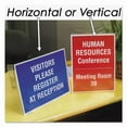 thumbnail image 2 of Nudell Clear Plastic Sign Holder Stand-Up Slanted 8 1/2 X 11 35485Z, 2 of 4