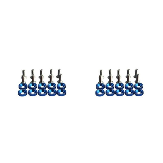 Youkk Vis de Joint de Modification de Voiture Multifonctionnelles pour Améliorations de Voiture Vis Bleue 2ensemble