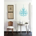 thumbnail image 1 of Large Antique Design Vinyl Chandelier Wall Decal Art, 1 of 4