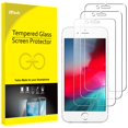 thumbnail image 1 of Jetech Paquete De 3 Protectores De Pantalla Para Iphone Se 3/2 (Edición 2022/2020) Iphone 8 Iphone 7 Iphone 6S Y Iphone 6 Película De Vidrio Templado De 4,7 Pulgadas, 1 of 6