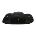 thumbnail image 1 of Sombrero pirata, sombrero tricornio, gorra pirata para fiestas, disfraces, carnavales, espectáculos. Negro, 1 of 9
