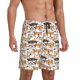 thumbnail image 2 of Balery Shiba Inu Dog Pantalones cortos de pijama de punto de algodón para hombre con cinturilla y bolsillos-3X-Large, 2 of 6