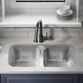 thumbnail image 6 of Toulouse 32 x 19 Low Divide Stainless Steel, Dual Basin, Under-Mount Kitchen Sink, 6 of 11