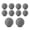 gray, variant on RYLZX 6Pcs Walker Tennis Balls Precut Tennis Balls for Walkers Walkers Legs Universal Precut Glide Balls, Heavy Duty Long Lasting Felt Pad Glide Coverings for Furniture Legs and Floor Protection