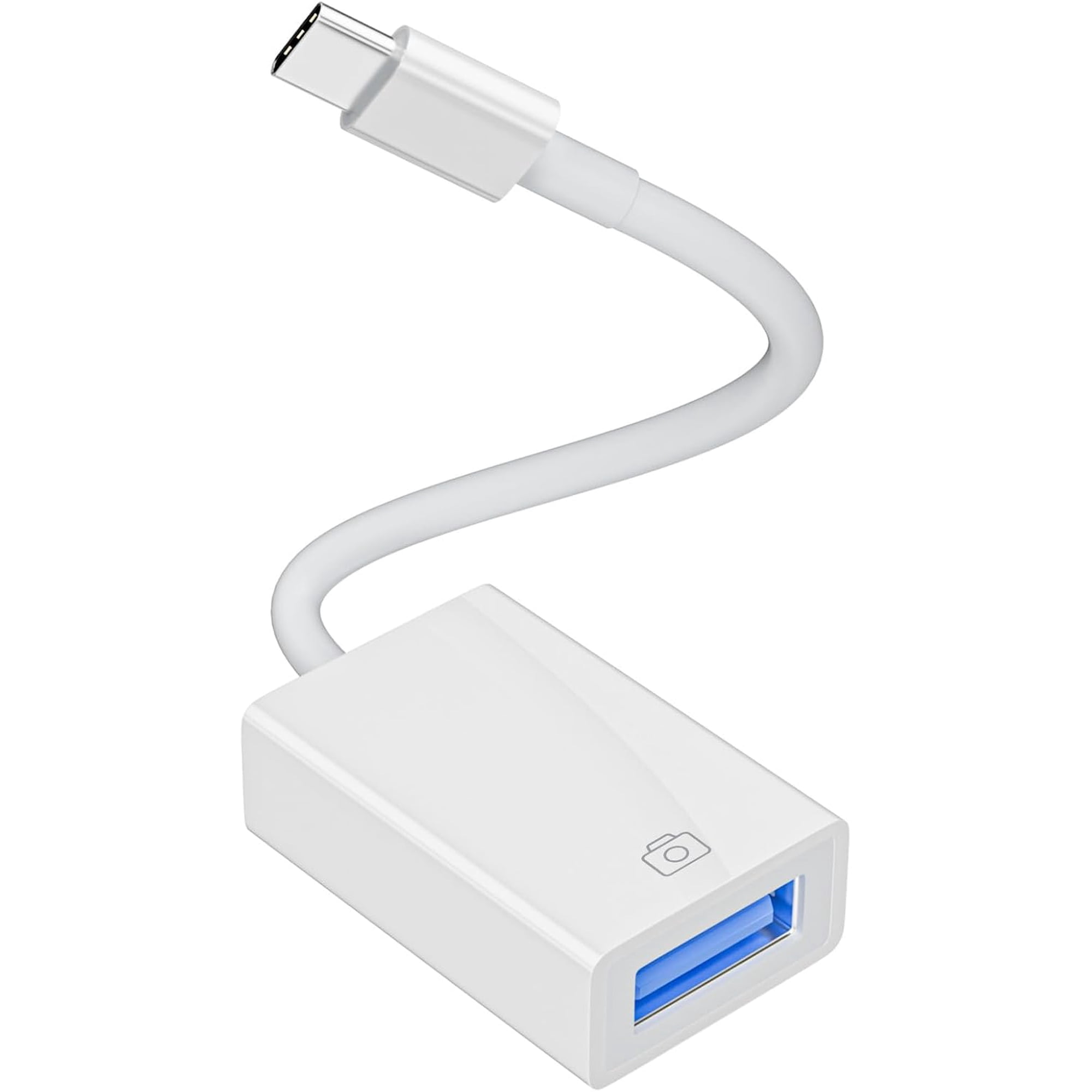 USB C to USB 3.0 Adapter, USBC Male to A Female OTG Converter for iPhone 17/16/15, iPad, MacBook Pro/Air, Samsung Galaxy S25/S24, Pixel, Microsoft Surface
