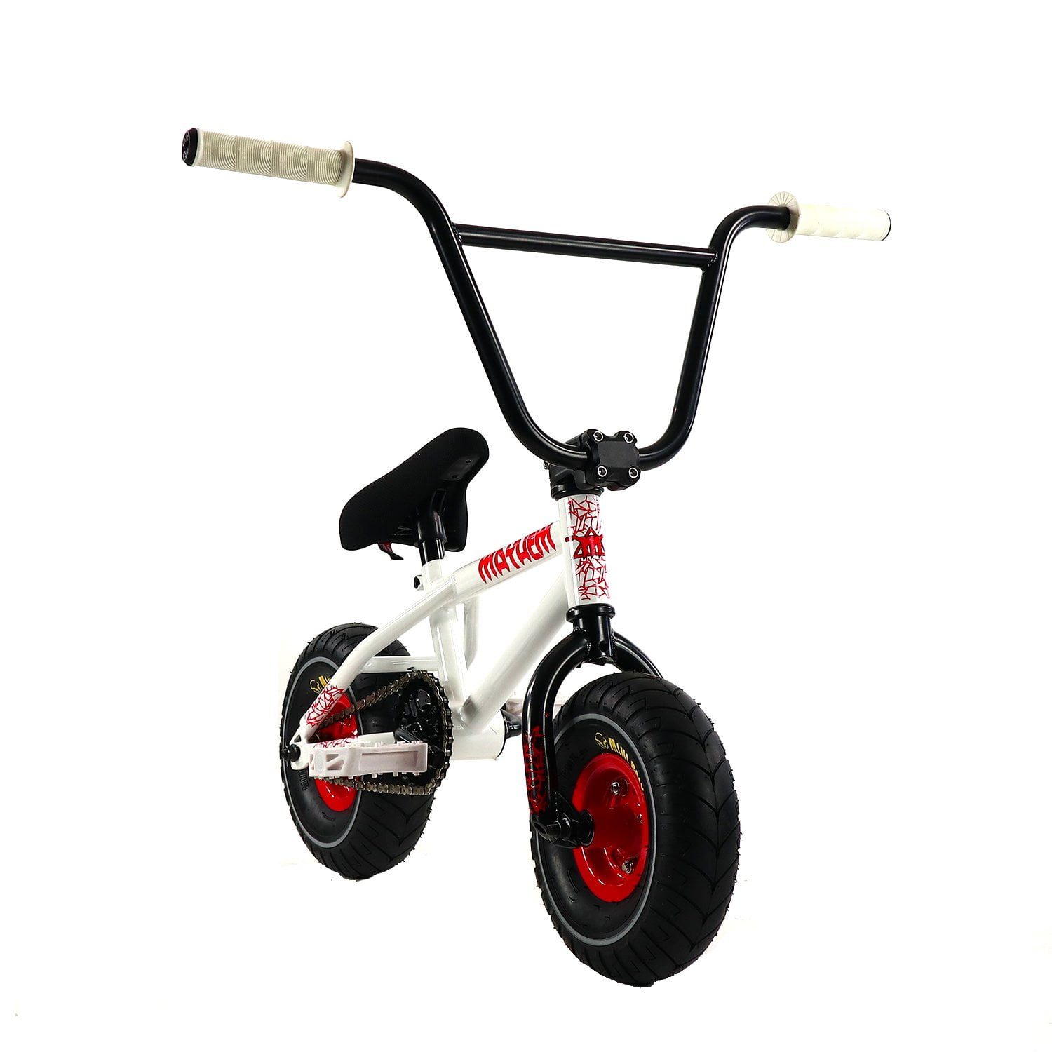 White and top red bmx