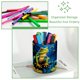 thumbnail image 3 of Organizador de escritorio compacto para bolígrafos: accesorios funcionales para maquillaje y estudio de arte, diseño de rana colorida., 3 of 5