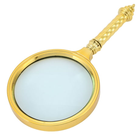 Handheld Magnifying Glass Illuminated Magnifier 10X for Science Reading Book