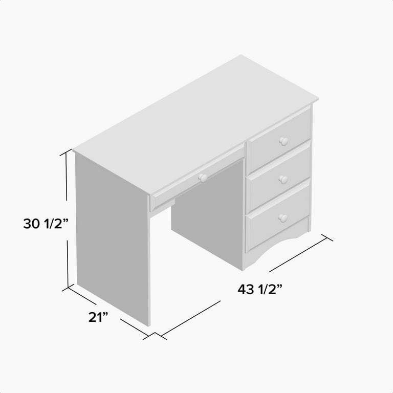 Beedle solid wood on sale desk