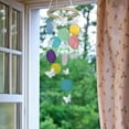 thumbnail image 4 of Butterfly Wind Chime with Wooden Frame for Home Garden Decoration Colorful Decoration for Living Room Balcony Gifts for Women (Multicolor), 4 of 6